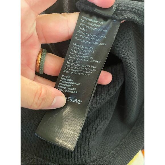 Free People Womens Multi-Color Crochet Sleeves Switch It Up Thermal Top Size XS - Picture 5 of 7